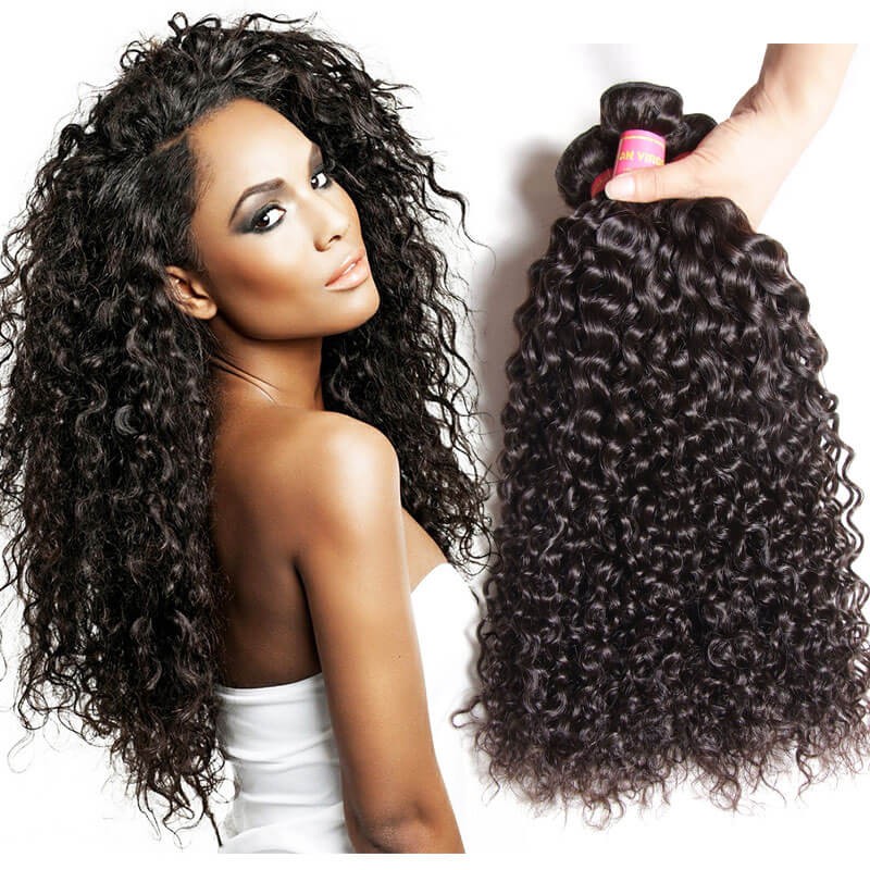 Idolra Affordable Indian Culry Virgin Hair Weave Real Virgin Indian Kinky Curly Hair 4 Bundles